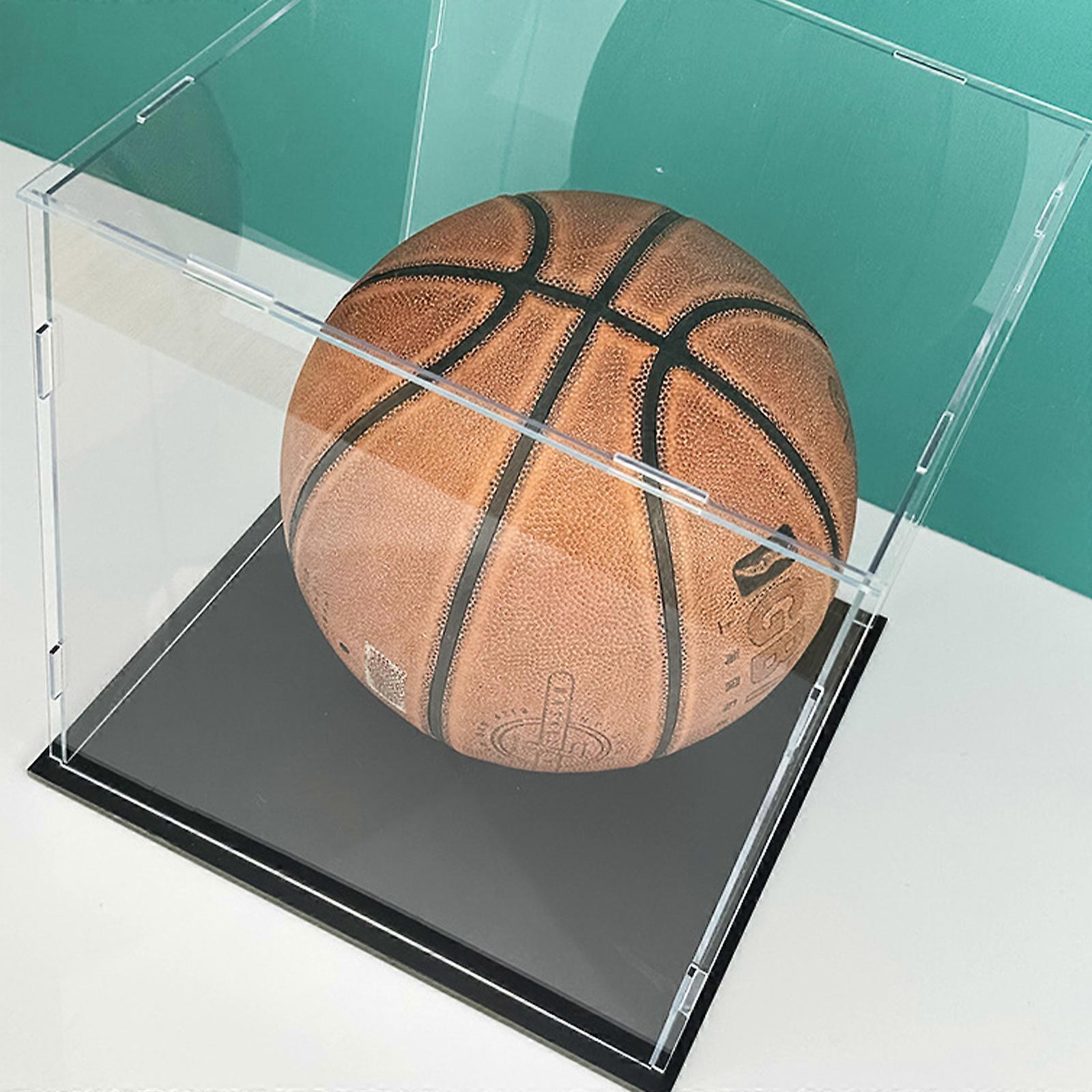Lot De 2 Présentoirs De Basket/football En Acrylique Transparent - Support Pour Balles, Décoration Sport
