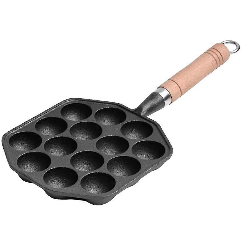 Takoyaki Maker 14Hole NonStick Octopus Ball Maker, Home Kitchen Baking Mold Tray, Model A