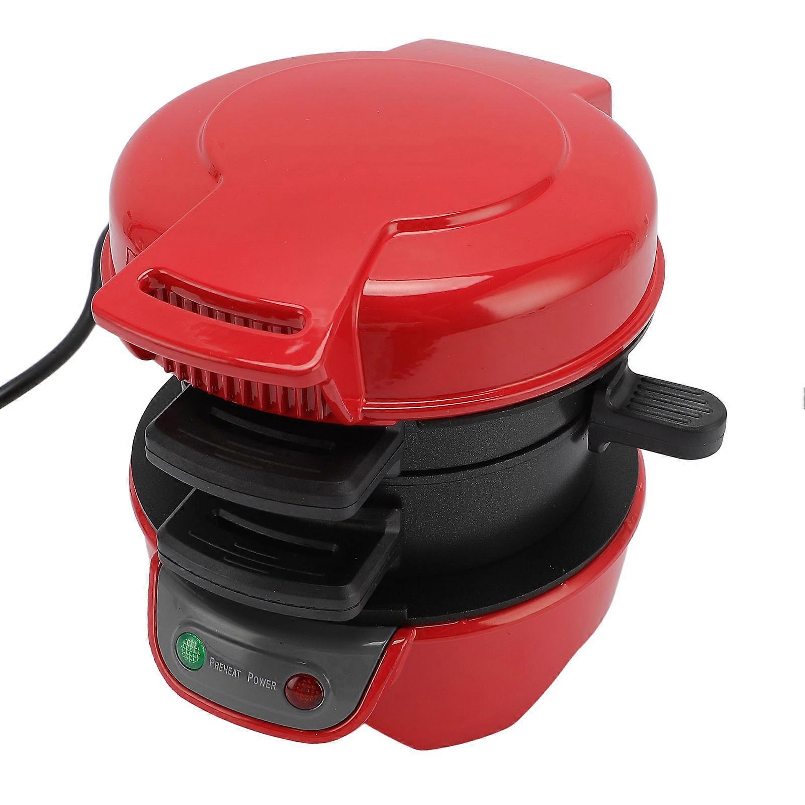 Burger Sandwich Maker Automatic Temperature Control Non Stick Dishwasher Safe 3 in 1 Breakfast Machine EU Plug 220V