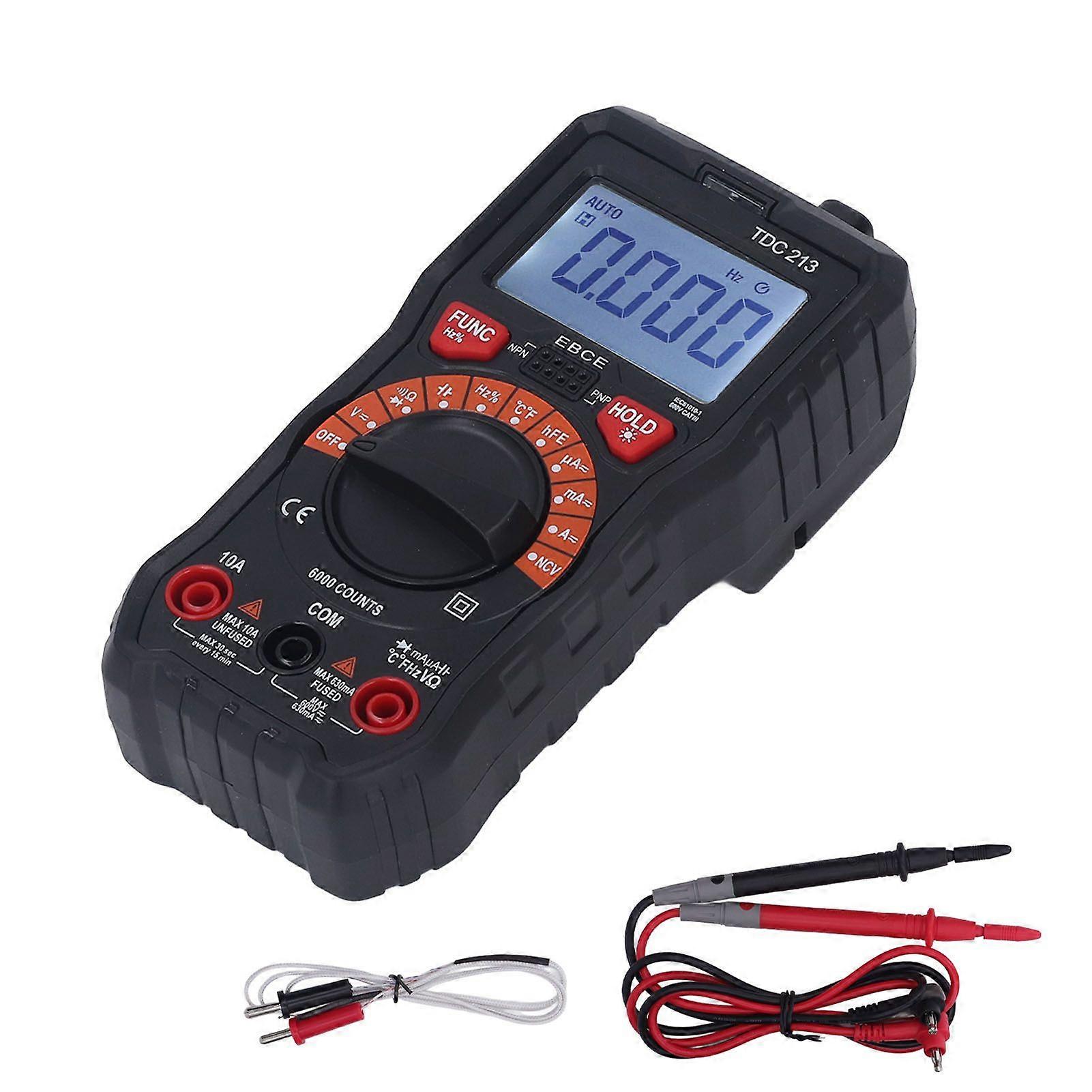 Hochwertiges TDC213 Präzisions-Smart-Button-Digitalmultimeter [ohne Batterie]