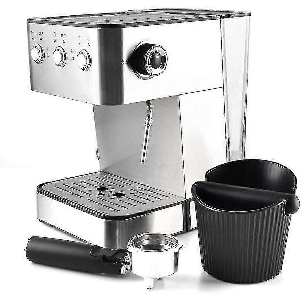 Small Coffee Puck Knock Box with Removable Knock Bar, Compatible with Espresso Machines for Easy Grounds Disposal