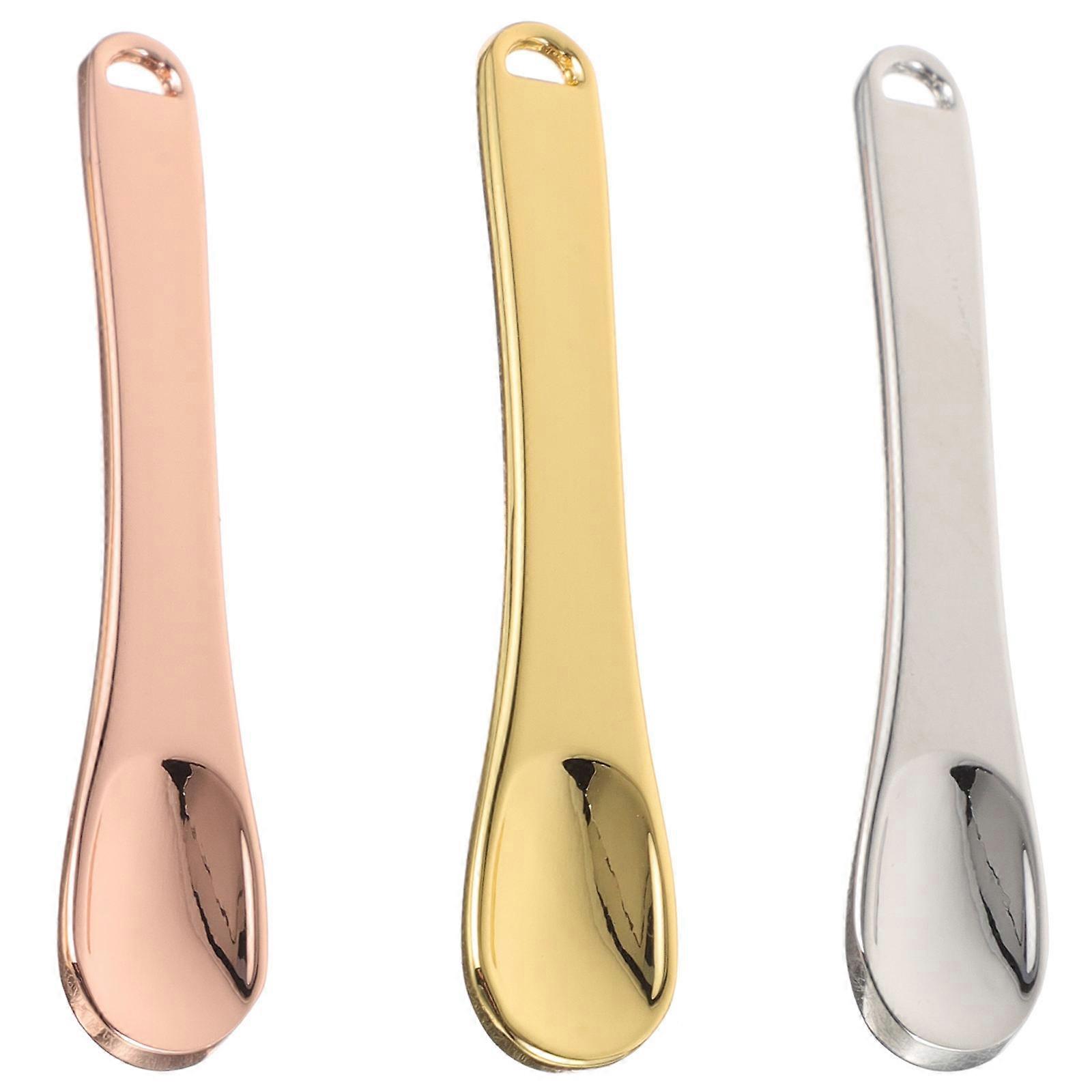 Here's a polished and professional product description based on your input:

 

**3PCS Makeup Spatulas & Mini Spoons – Beauty Scoops for Creams,