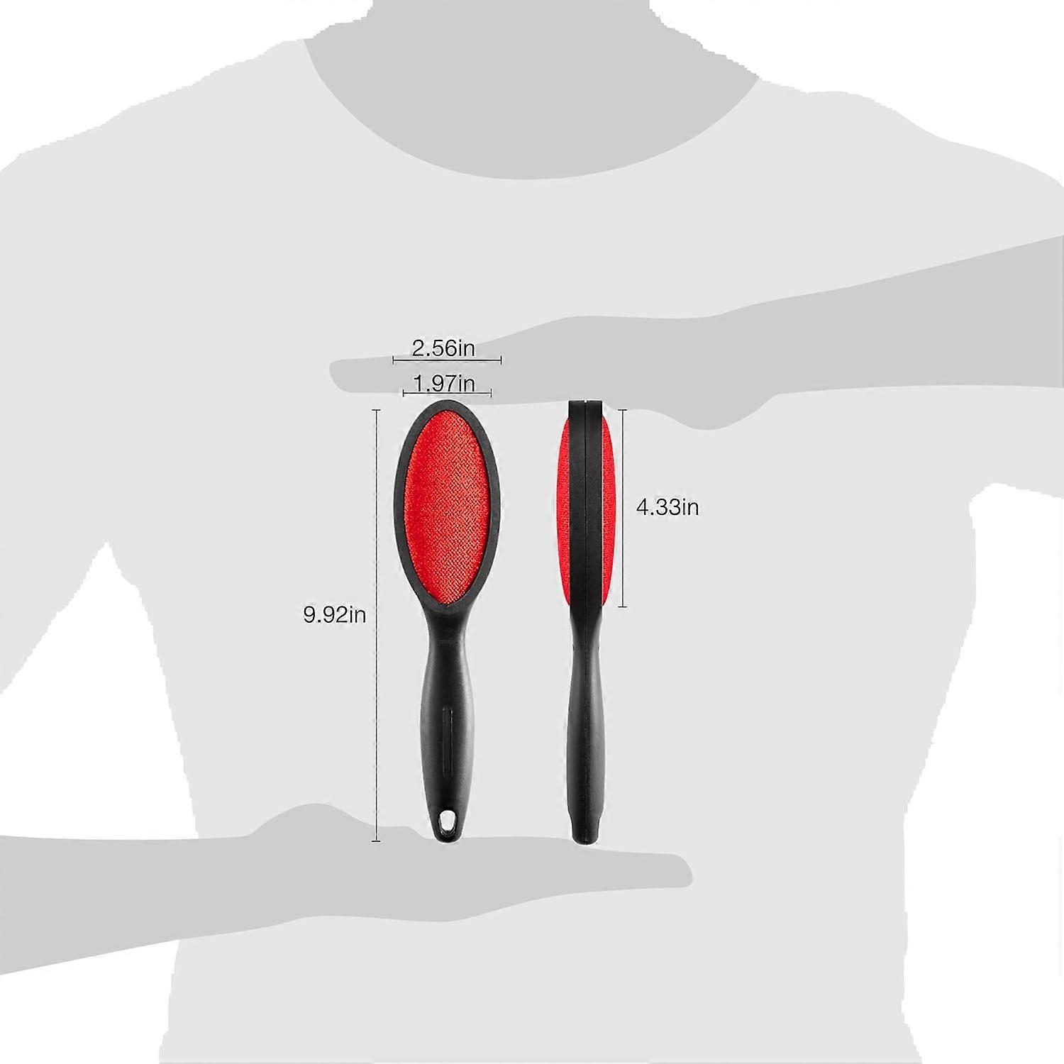 2-pack pet hair remover, clothes lint brush