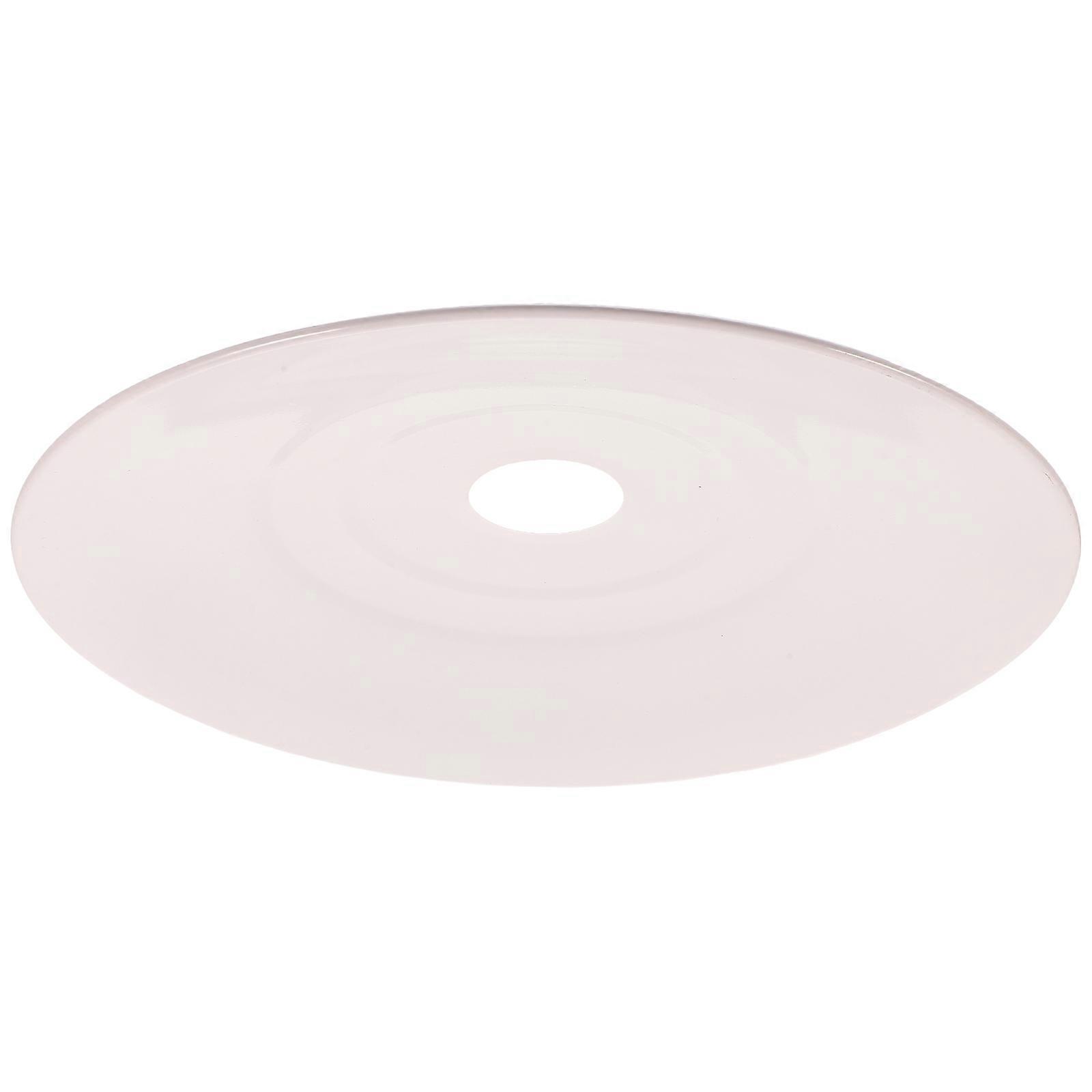 White Aluminum Lamp Shade Cover for Ceiling & Pendant Lights, Reflective Protective Fixture Accessory for Industrial Lighting, Easy Installation