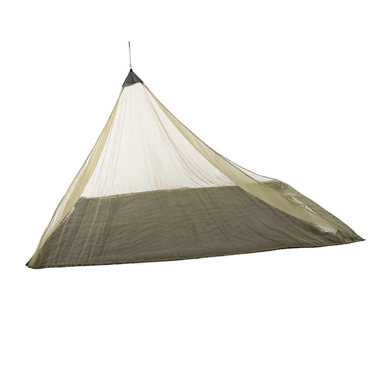 Triangular Folding Mosquito Net For Camping, Fishing And Hiking, Army Green, Universal Fit, Tent Insect Protection
