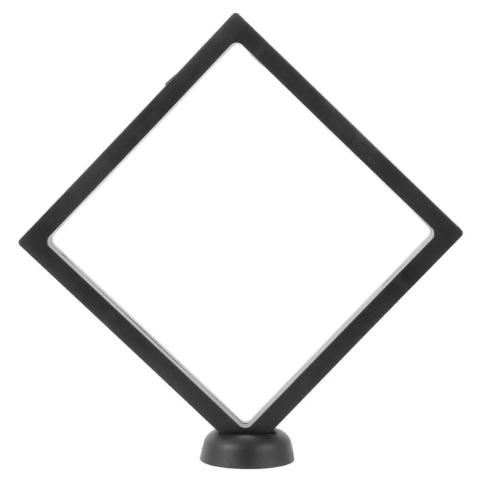 Floating Frame Display Case for Coins & Jewelry with Round Base – Universal Showcase for All Occasions