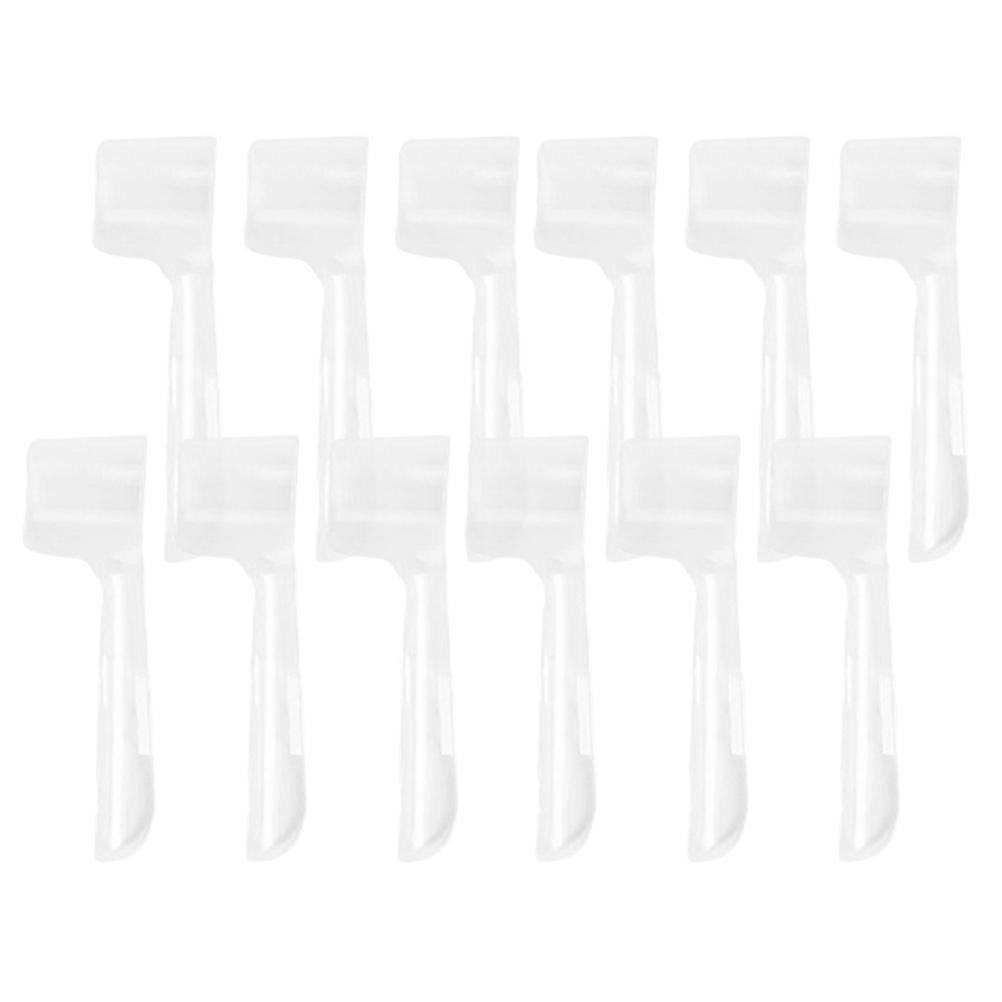 Dustproof Toothbrush Cap Electric Toothbrush Head Cover Protective Shield Round Cap General Users Transparent 20Pcs