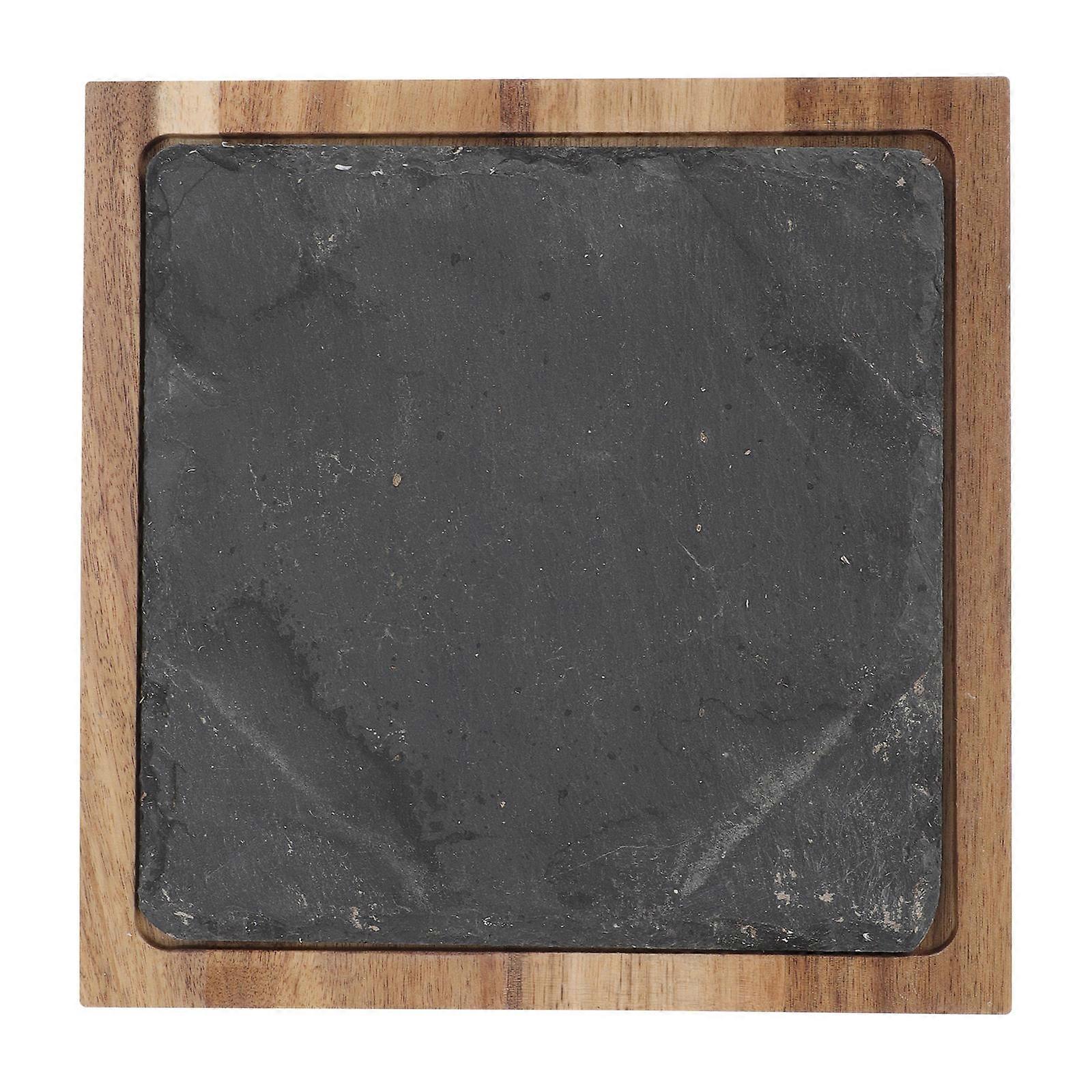 Household Pizza Tray Steak Accessory Square Japanese Design Home Dinner Easy to Clean 1Set