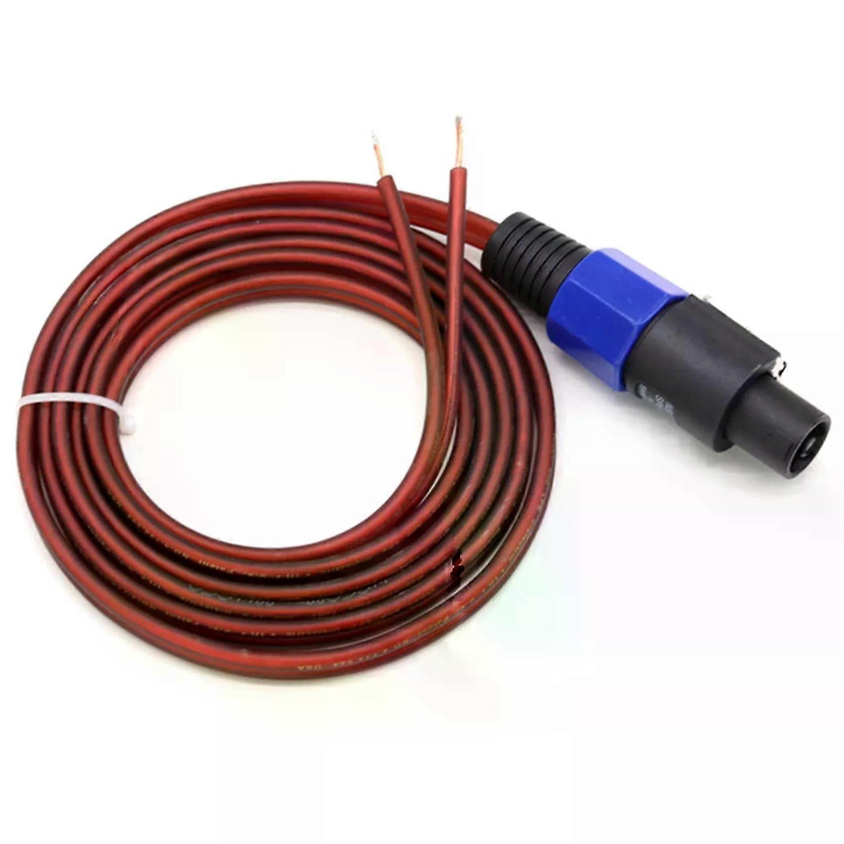Speakon Speaker Cable Bare Wire Open End Cable Speakon to Speaker Wire Audio Cord Amplifier Connection Cord Suitable for DJ/PA