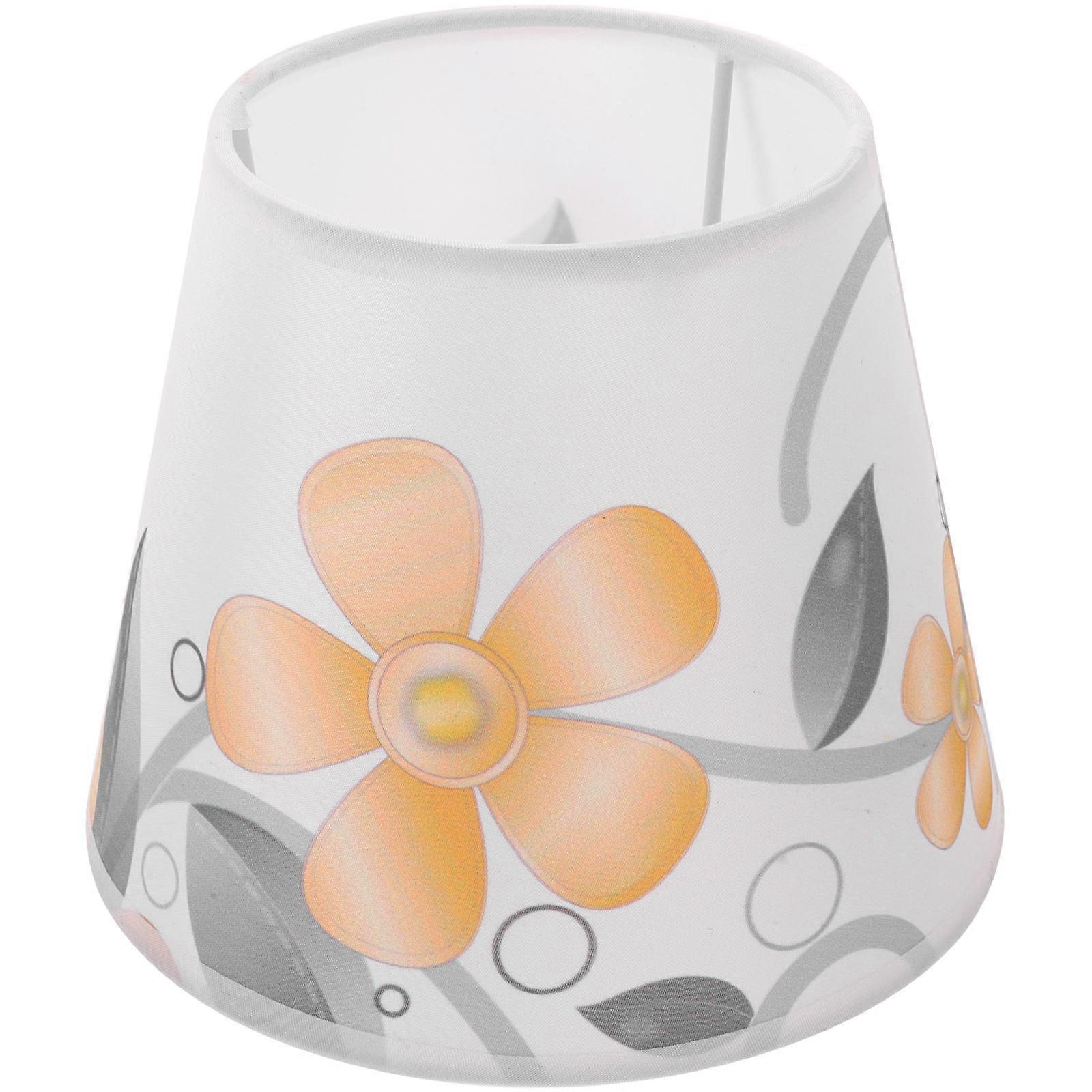 Flower Fabric Lampshade Replacement Cover for Table Light Wall Sconce Ceiling Floor Lamps Stylish Durable Floral Design for Any Room