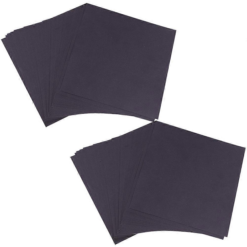 Square Folding Papers Origami Paper for Craft Use 200 Sheets Black Paper