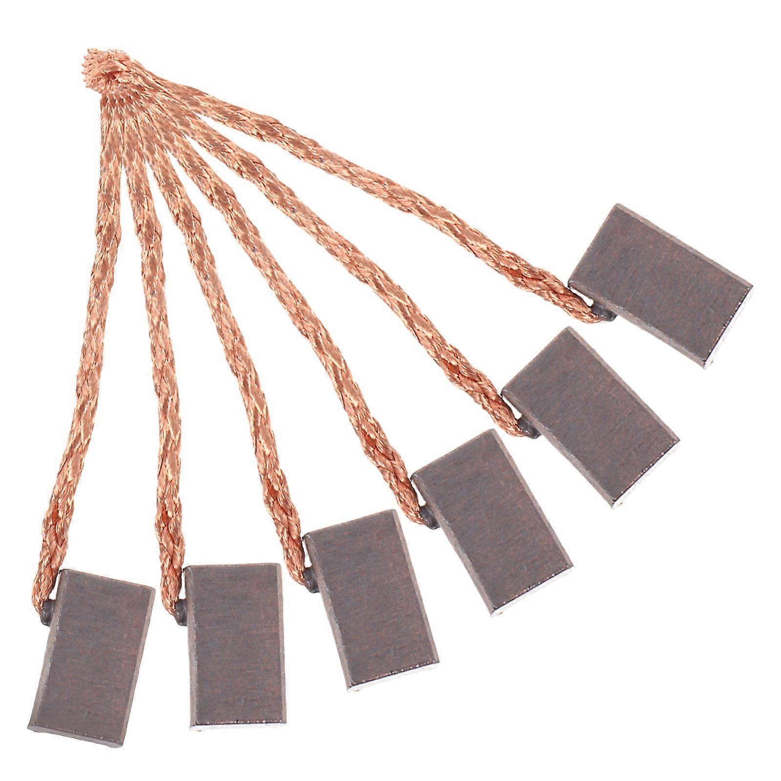 Motor Carbon Brushes Durability Wiper Systems Graphite Copper Window Lifters Efficient Performance 6Pack