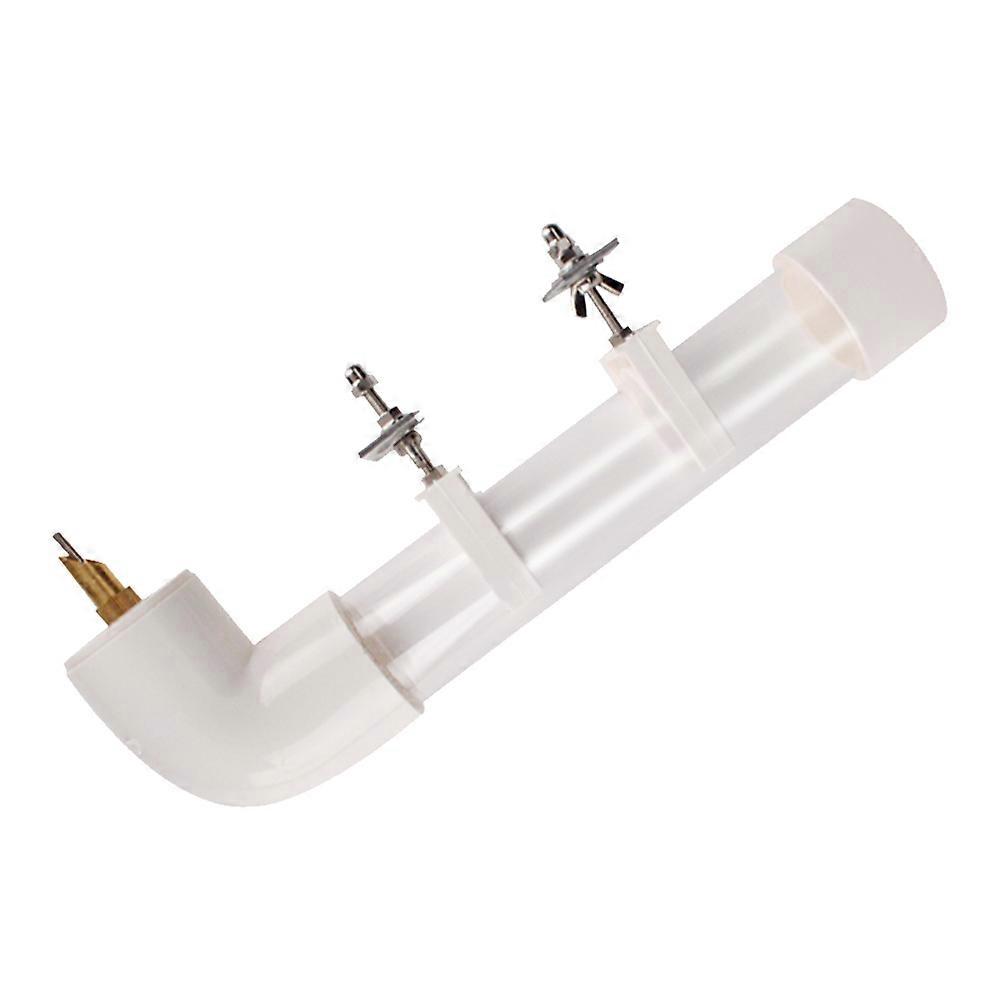 Bird Cage Water Dispenser Plastic Bird Drinker Feeding Bottle Daily Use Pet Owners White 23x3cm Automatic Water Dispensing 1PC