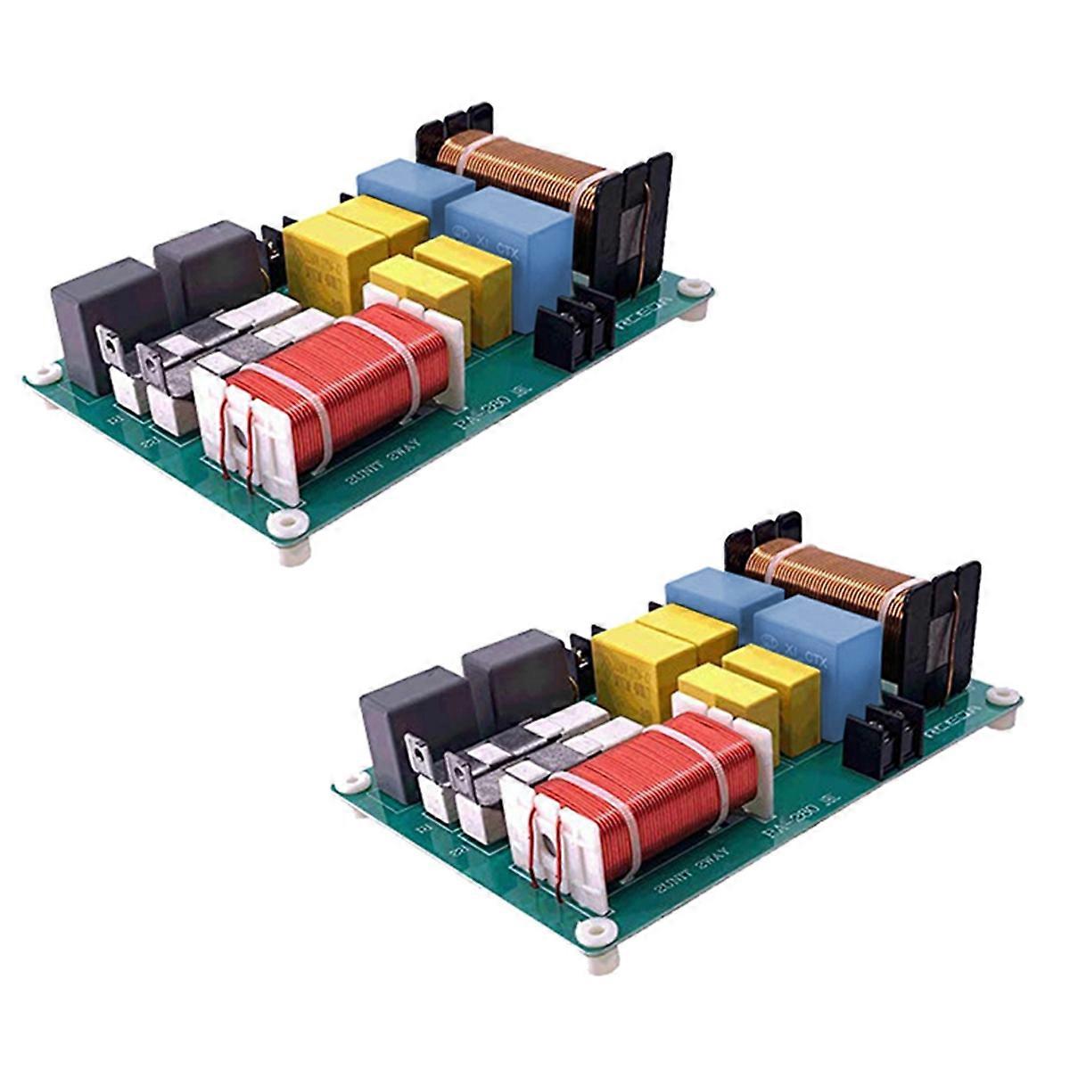 2X 800W Tweeter Woofer Speaker 2 Way Crossover 2800Hz PA-280 Treble Bass Divider for 6-18Inch Stage