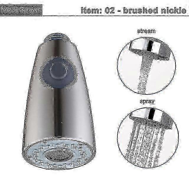 المطبخ صنبور بخاخ فوهة سحب دش رذاذ رئيس G1 / 2 الحنفية التبعي