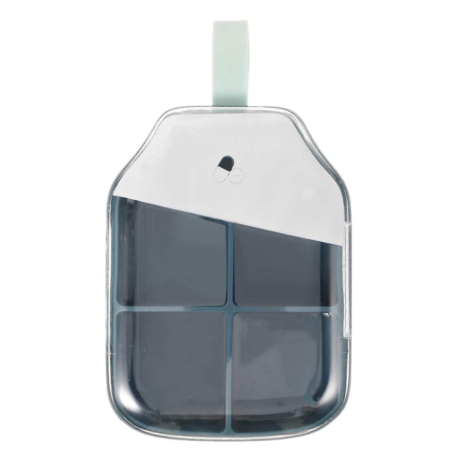Convenient Organizer Medicine Sealing Holder Practical Design Users Needing Medicine Organization 9.30X7.00X2.20CM Travel 1Set