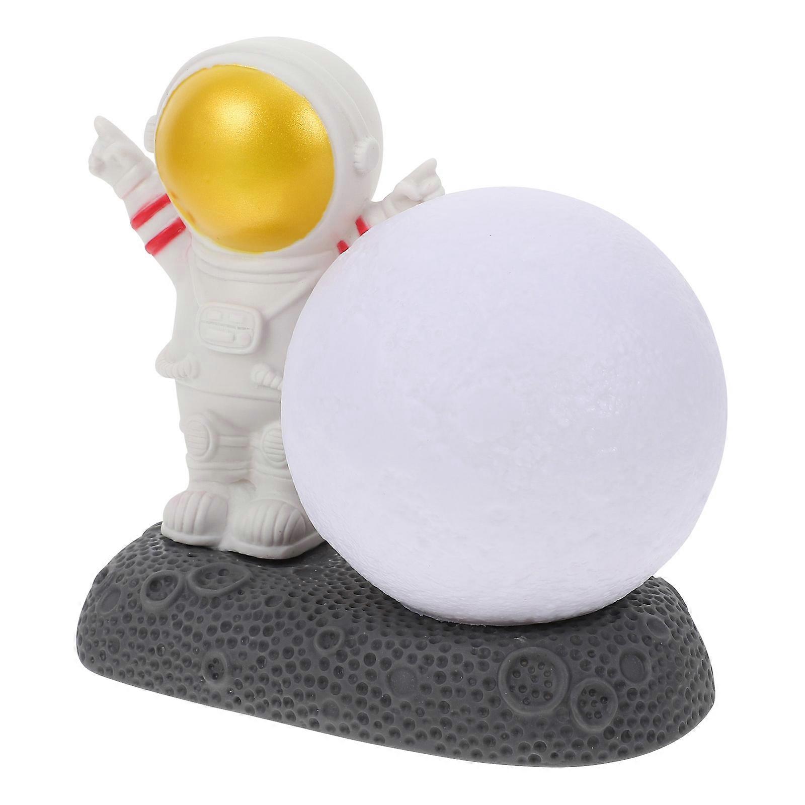Astronaut Statu Decor Resin Astronaut Night Lamp For Families 1Pc