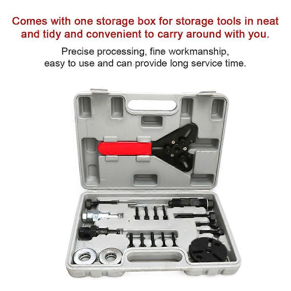 Κλιματισμός αυτοκινήτων Επισκευή σετ εργαλείων Εξάρτηση εργαλείων αποσυναρμολόγησης ρουλεμάν συμπλεκτών συμπιεστών Dual~propose κλειδί Αντλία κρύου αέρα Αντλητής βεντούζας MK33365