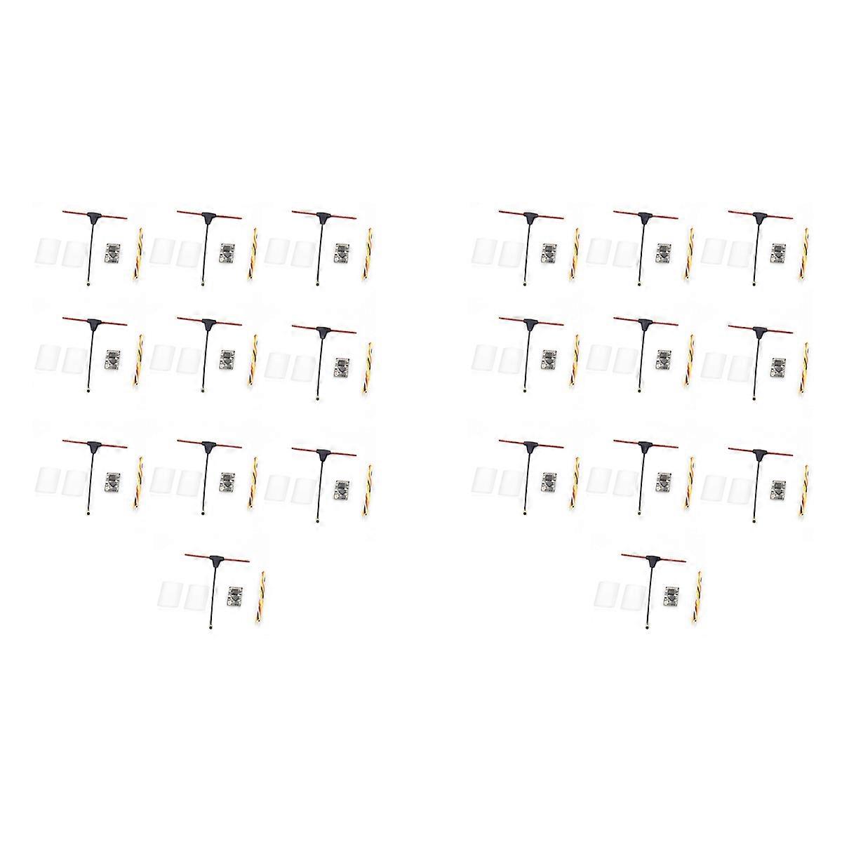 20PCS ELRS Receiver 2.4GHz NANO ExpressLRS Receiver CRSF with T-Type Antenna for RC FPV Traversing D