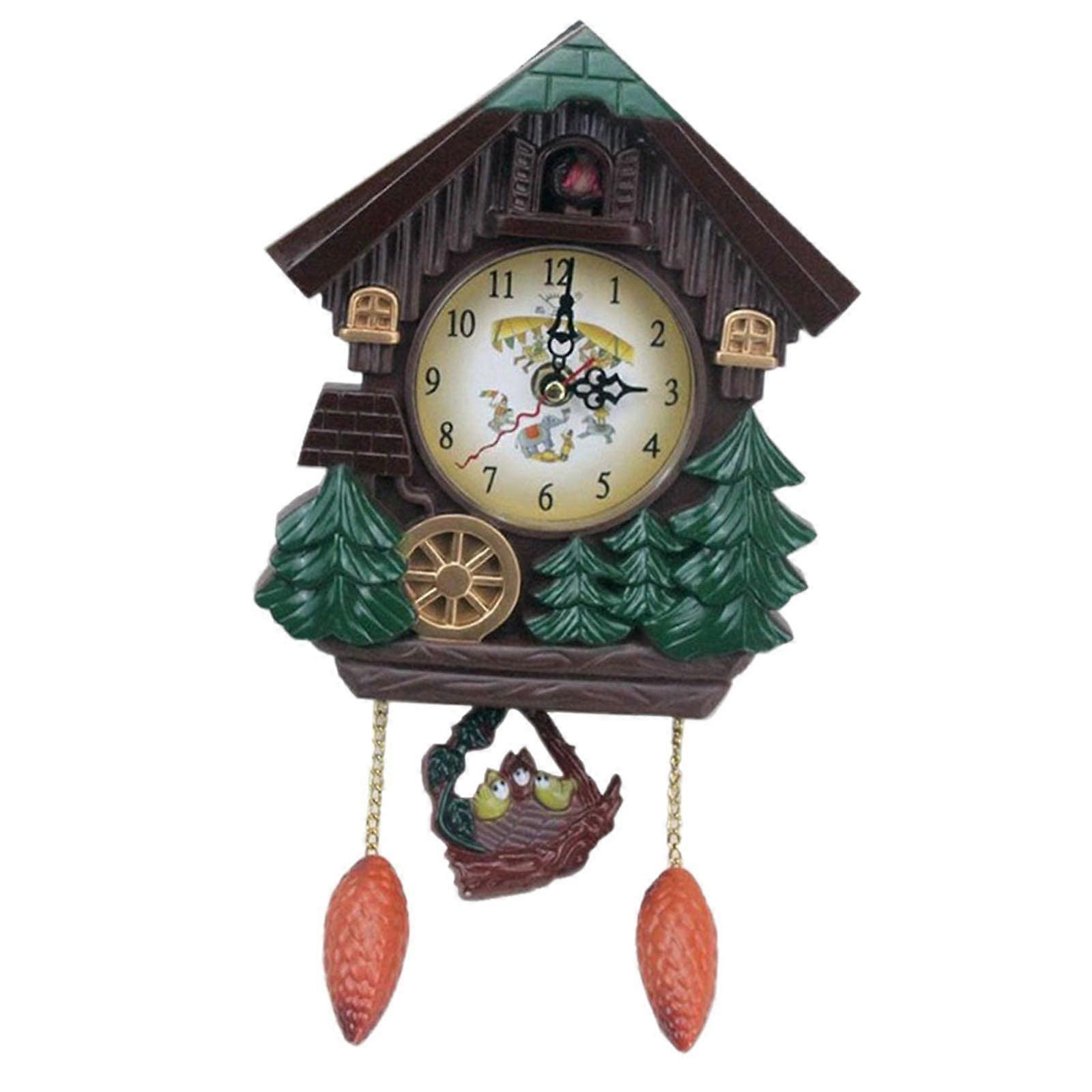 Cuckoo Clock Chalet Clock Handmade Quartz Clock Wall Decoration