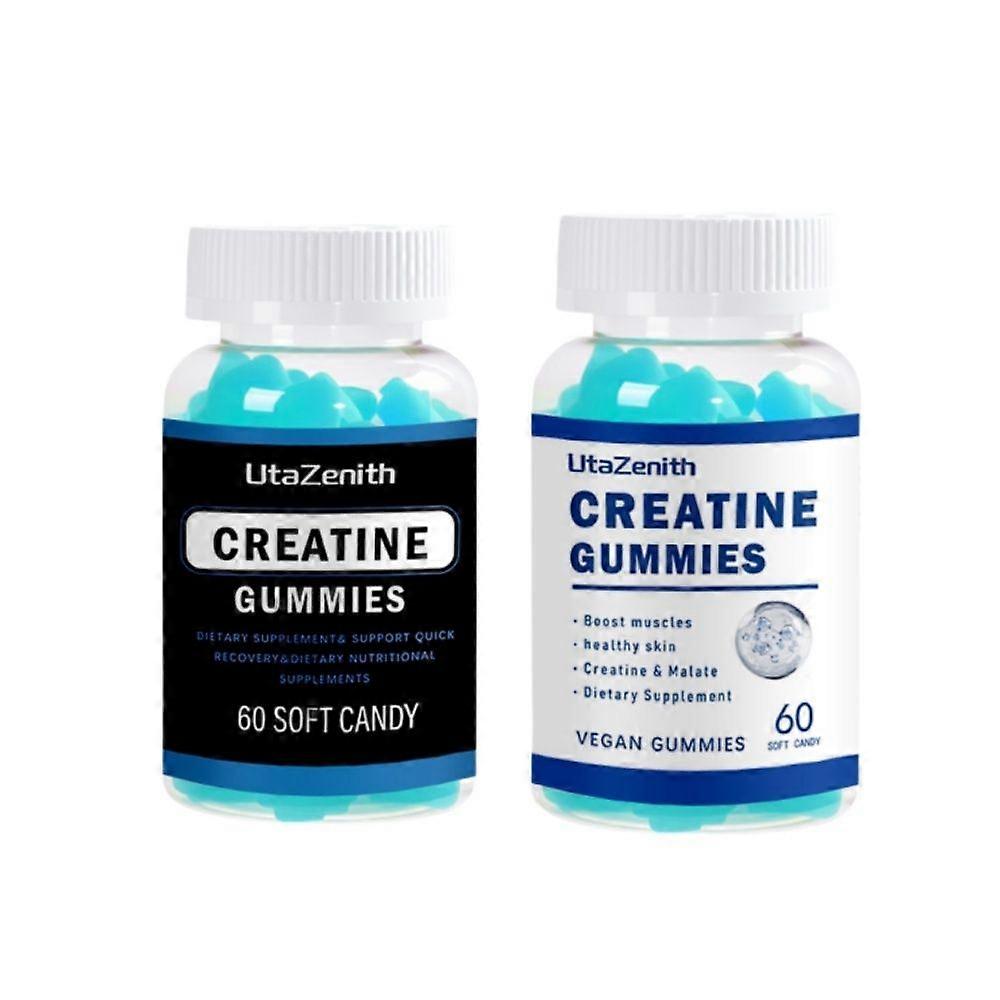 UtaZenith Sports Support, Creatine Gummies, Multipack