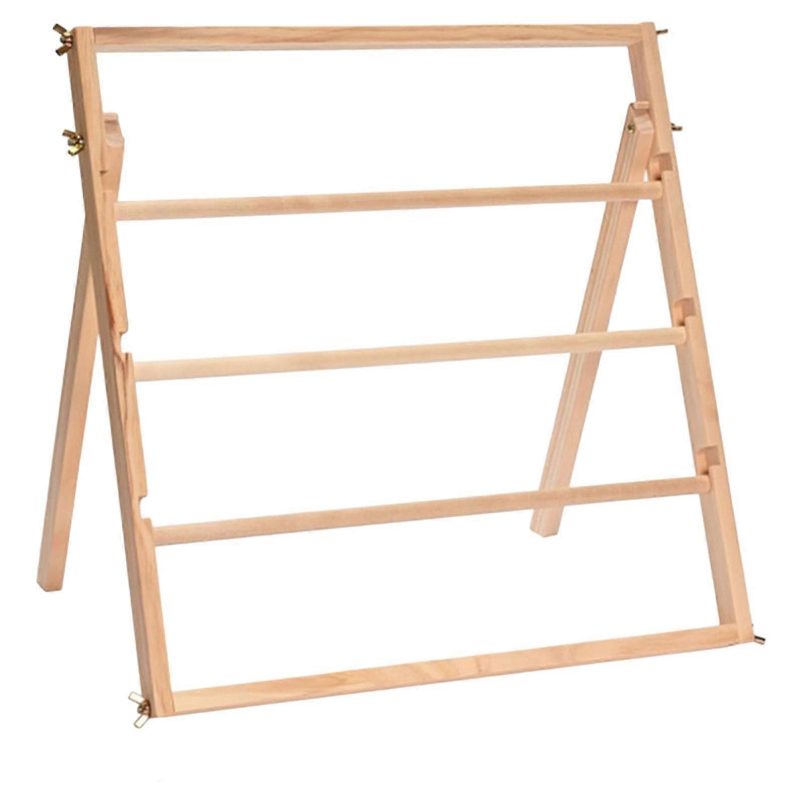 Holz Ribbon Organizer 3-stufiger Display-Rack-Halter für Desktop-Blumenladen