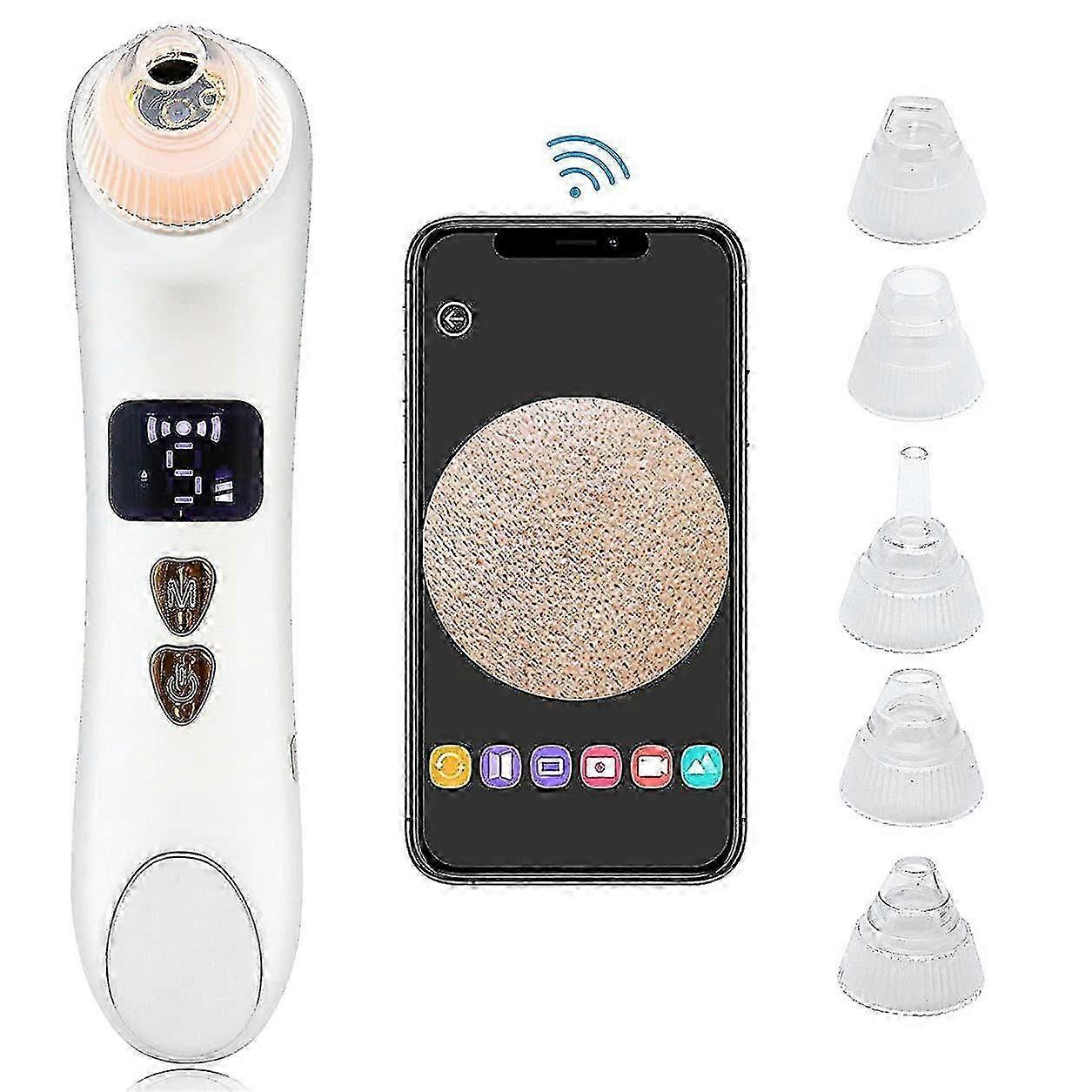 Advanced Blackhead Remover Vacuum - 5-Level Suction with Camera for Clear Skin