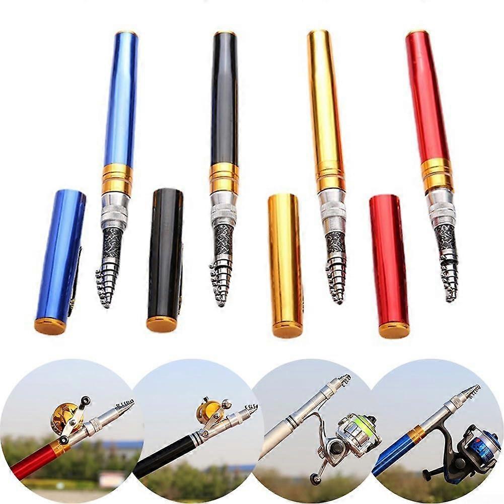 Compact Mini Fishing Rod Colorfast Design Upgraded Version Various Sizes 1.6