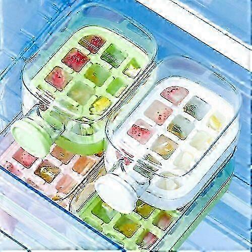 2-in-1 Ice Maker Ice Cube Tray & Water Bottle, Touch-Free Silicone Ice Cube Tray for Certain Brands