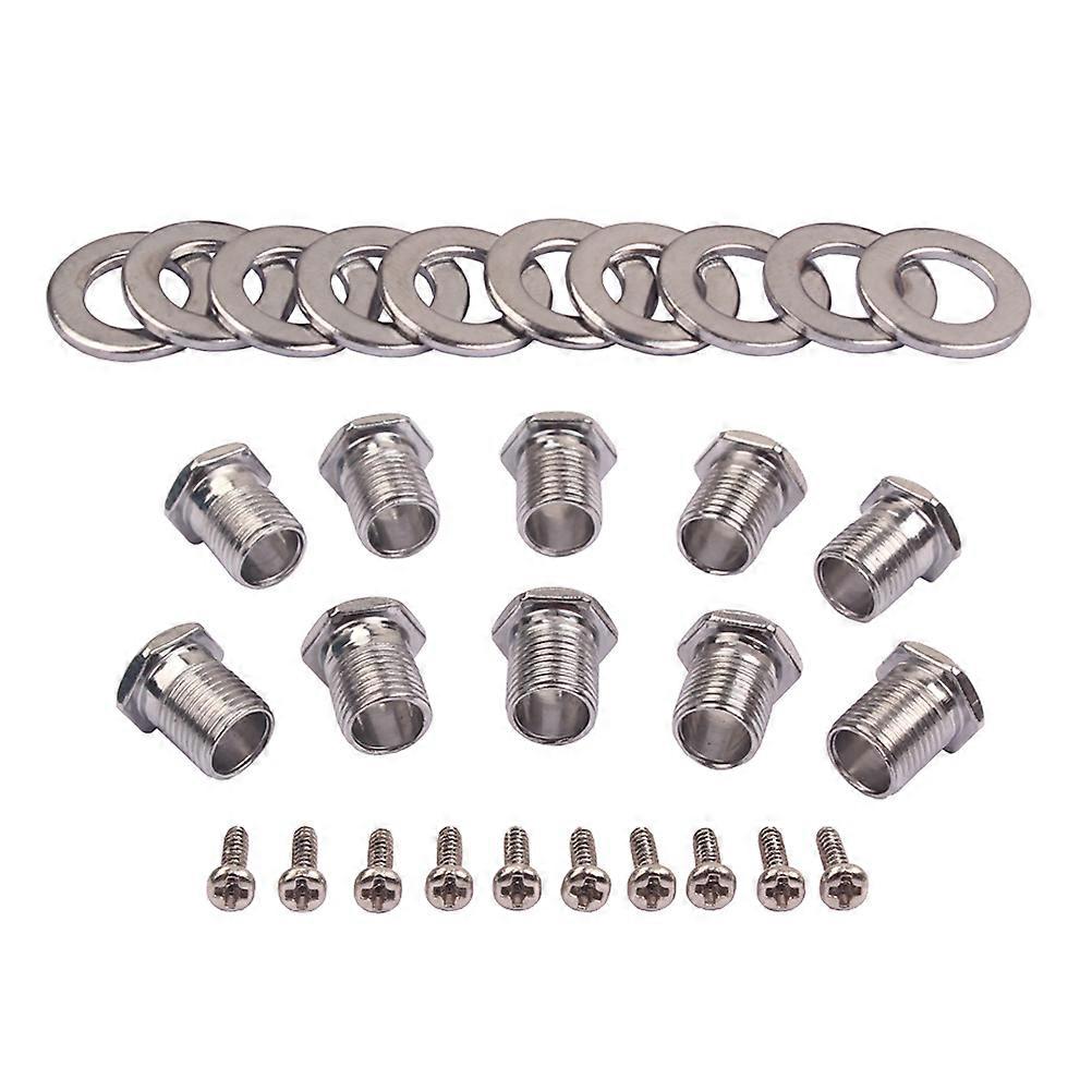Tuning Machine Bushing Guitar Tuning Parts Professional Use Musicians 10Pcs Ferrules