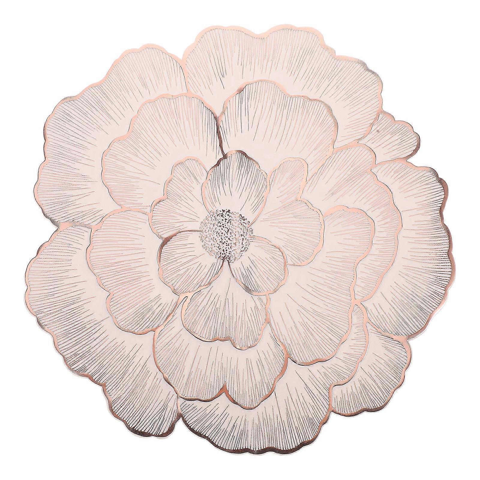 Table Place Mats Floral Design For Various Occasions Rose -Resistant Non-Slip Waterproof 1Pack