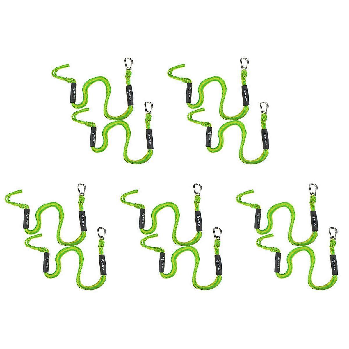 2-Pack Boat Bungee Dock Line with Hook Mooring Rope Boat