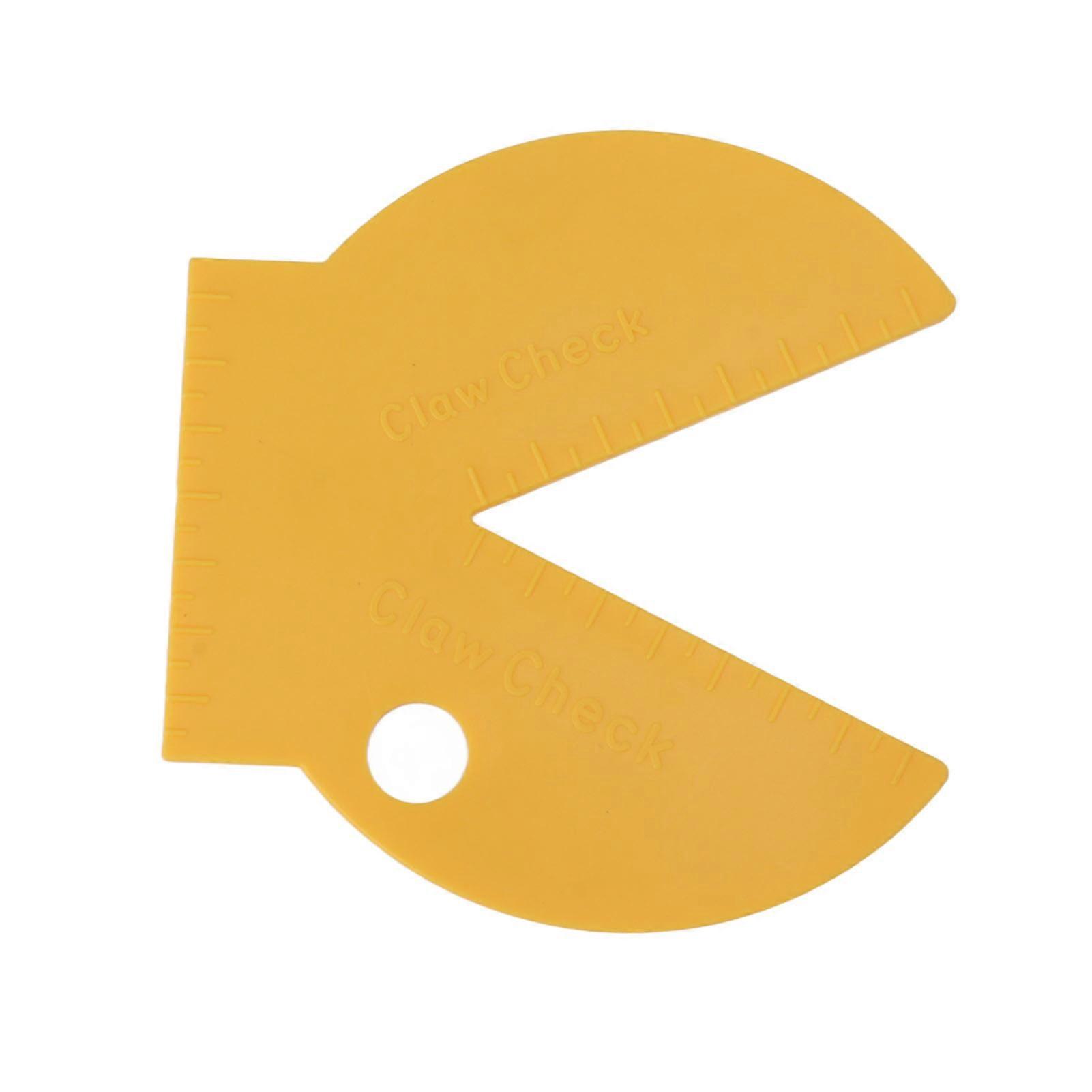 Claw Check Gauge Engineering Plastic Measurement Diagnosis Cattle Cow Hoof Trimming Ruler for Farm