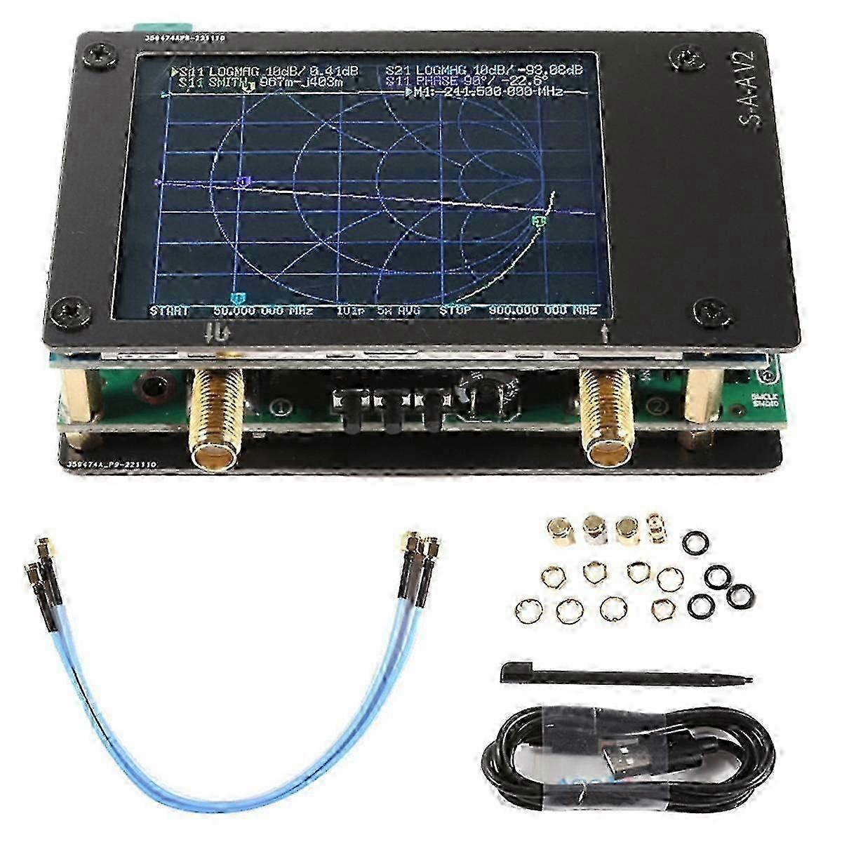 Vector Network Analyzer 2000mAh 3G Network Analyzer 50kHz-3GHz Frequency Range S-A-A-V2 Analyzer JP