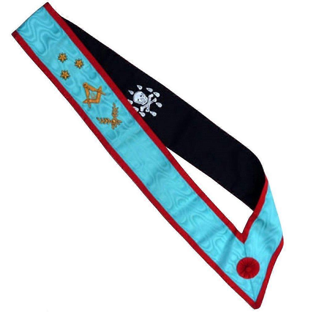 High Quality Scottish Rite Aasr Master Sash 3 Stars Acacia