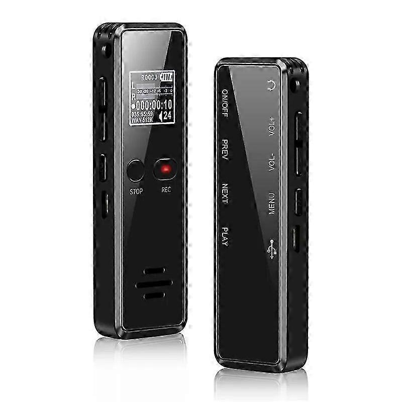 带 USB 的专业数字录音机 - 8GB/16GB/32GB 录音机,可播放 96 小时的音频、WAV 和 MP3