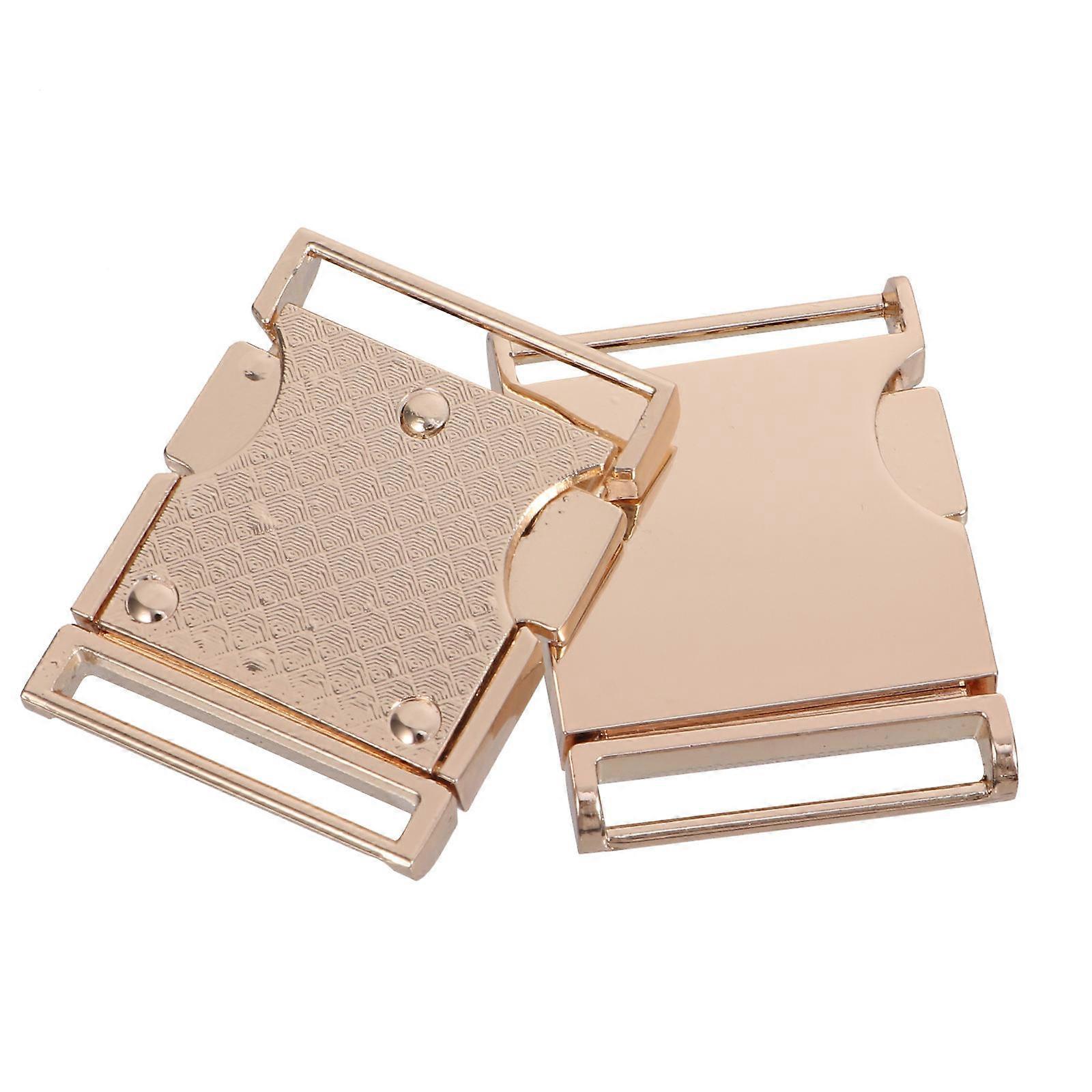 Connecting Buckles Fashion Style Belt Buckles For Windbreakers Electroplating Sealing Glaze 2Pcs