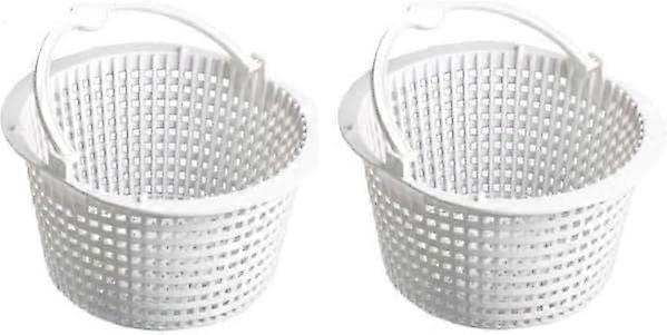 2X Pool Skimmer Basket, 16.5cm Diameter Skimmer for Inground Pools, Leaf and Debris Removal, Pre-Filter with Handle, Pool Accessories