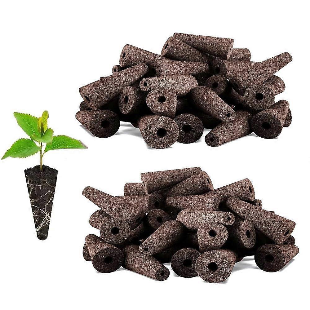 Growth Sponges, Pack of 50 Replacement Breeding Sponges for Hydroponic System