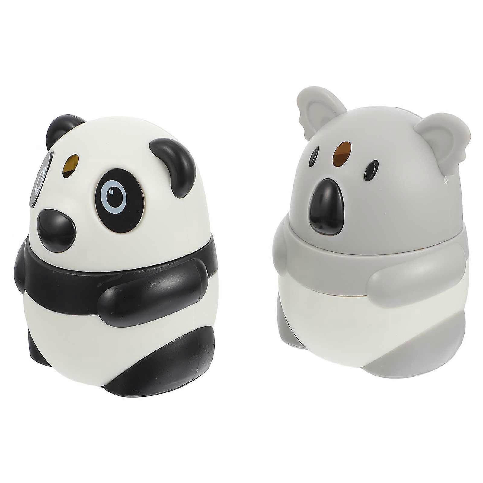 Automatic Toothpick Cylinder Cartoon Toothpick Case Decorative Toothpick Holder For Use 10X8X7.5CM 2Pcs