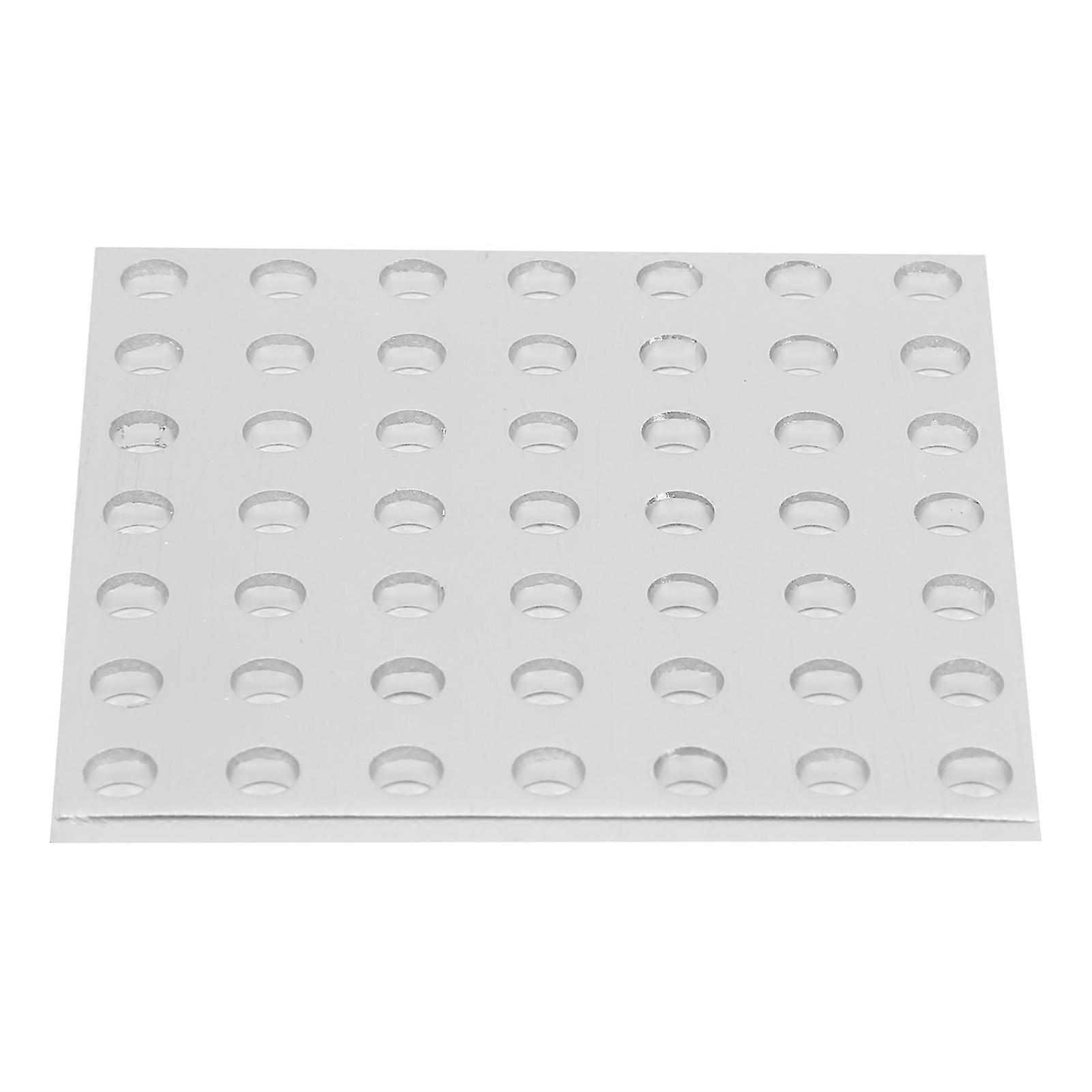 Panneau de plaque de grille en aluminium avec un excellent rapport résistance/poids 7 x 7 trous