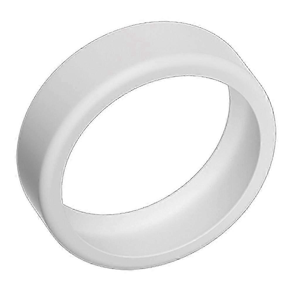 Elastic Silicone Ring Cover Sleeve Protector for Oura Ring Gen3 - Size S, White, Soft Stretchable Ring Guard Accessory