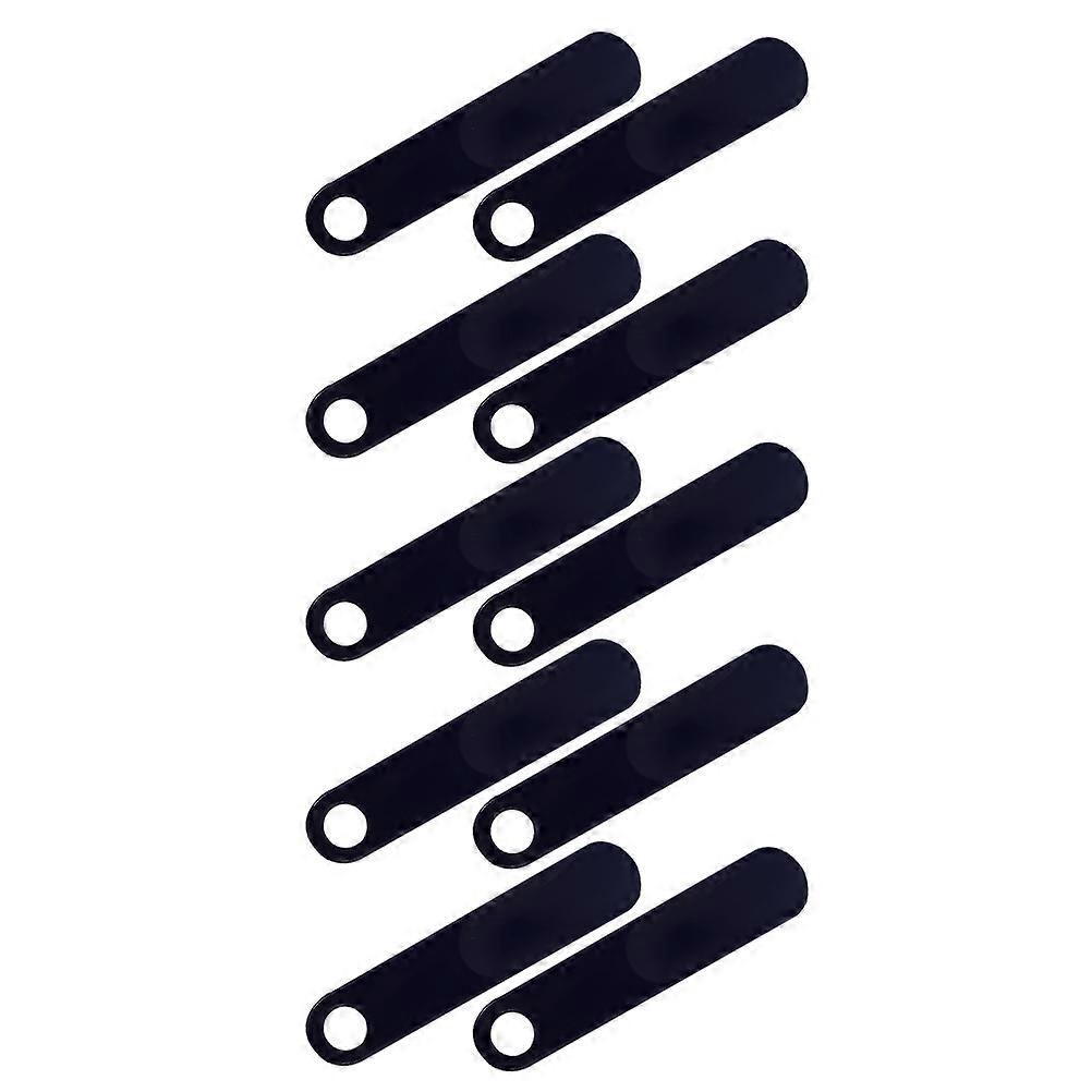 10 Pcs Durable Plastic Shoehorns Portable Convenient Tools for Wearing Shoes
