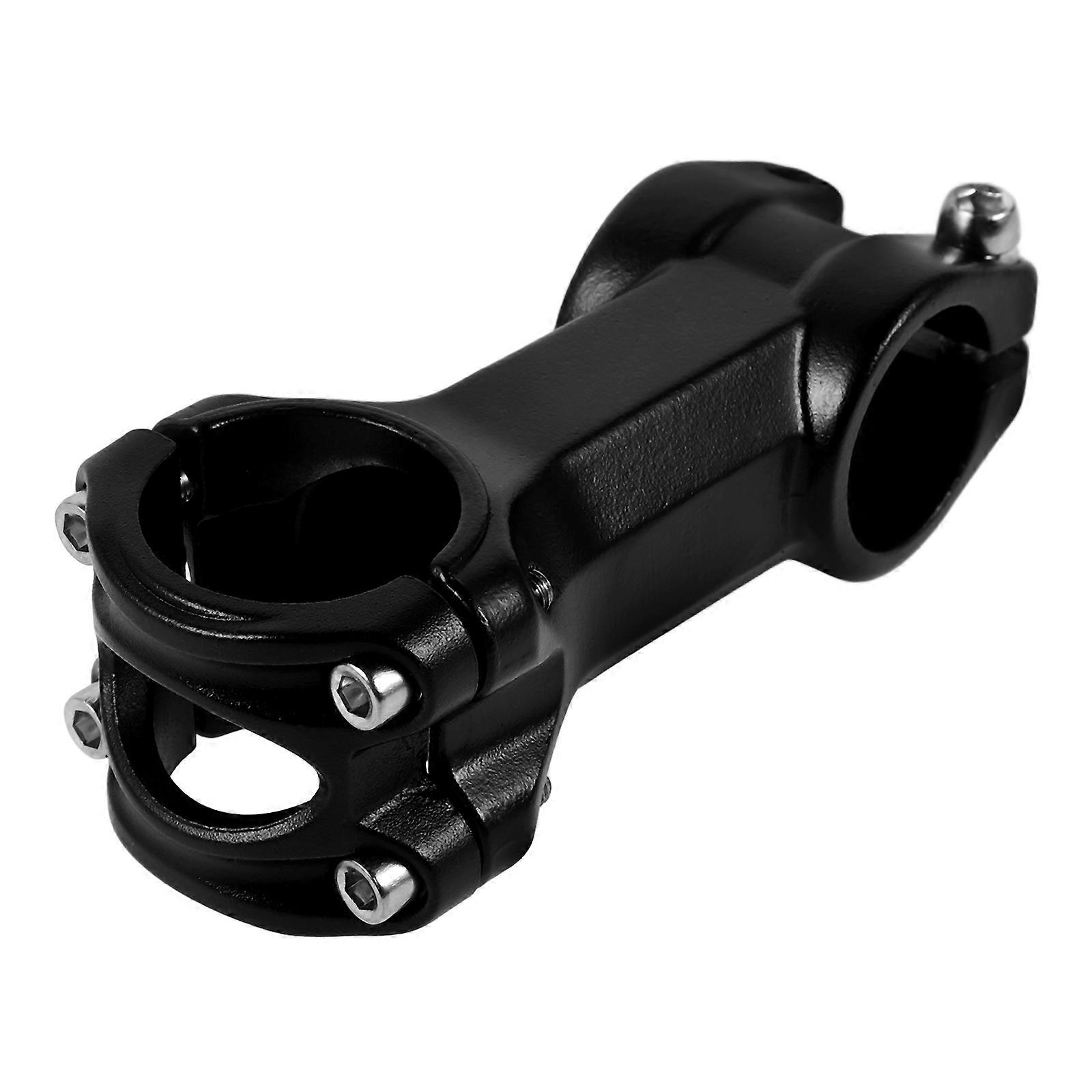 Aluminum Alloy Bike Stem Riser for Handlebar Extension Black Color Durable and Lightweight