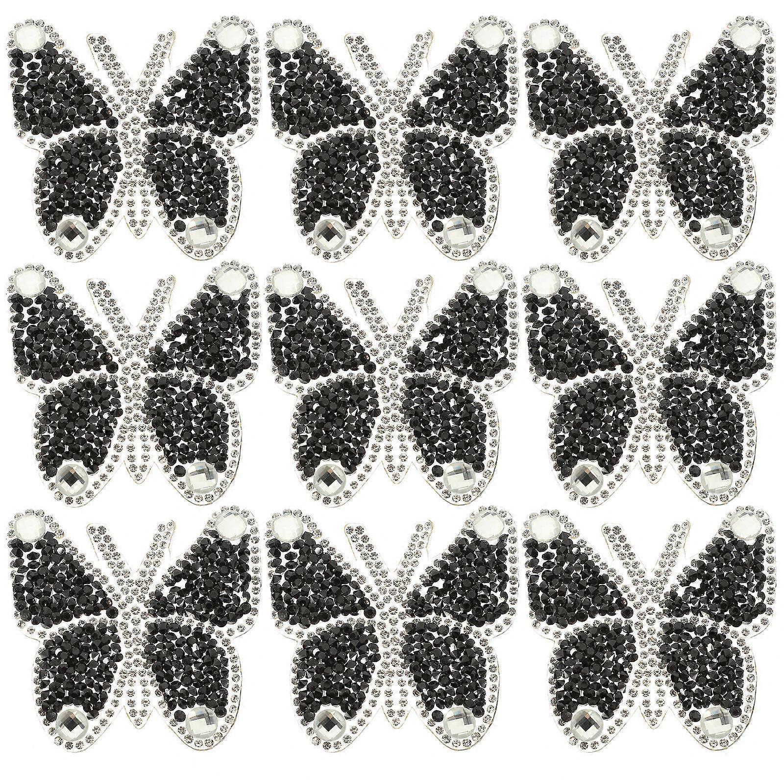 10Pcs Multi Function Embroidered Patches Adhesive Patches Decor Back Sewing Patches Repair Back Patches