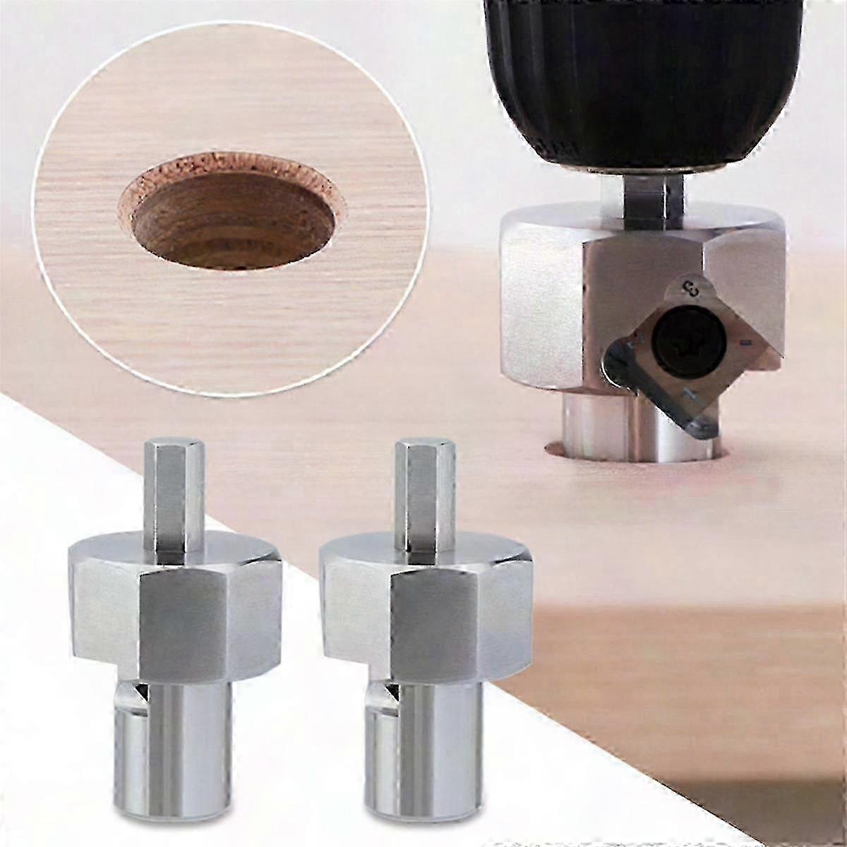 Bench Dog Hole Chamfer Reamer Tool for Woodworking, Polished Dog Hole Chamfering Tool