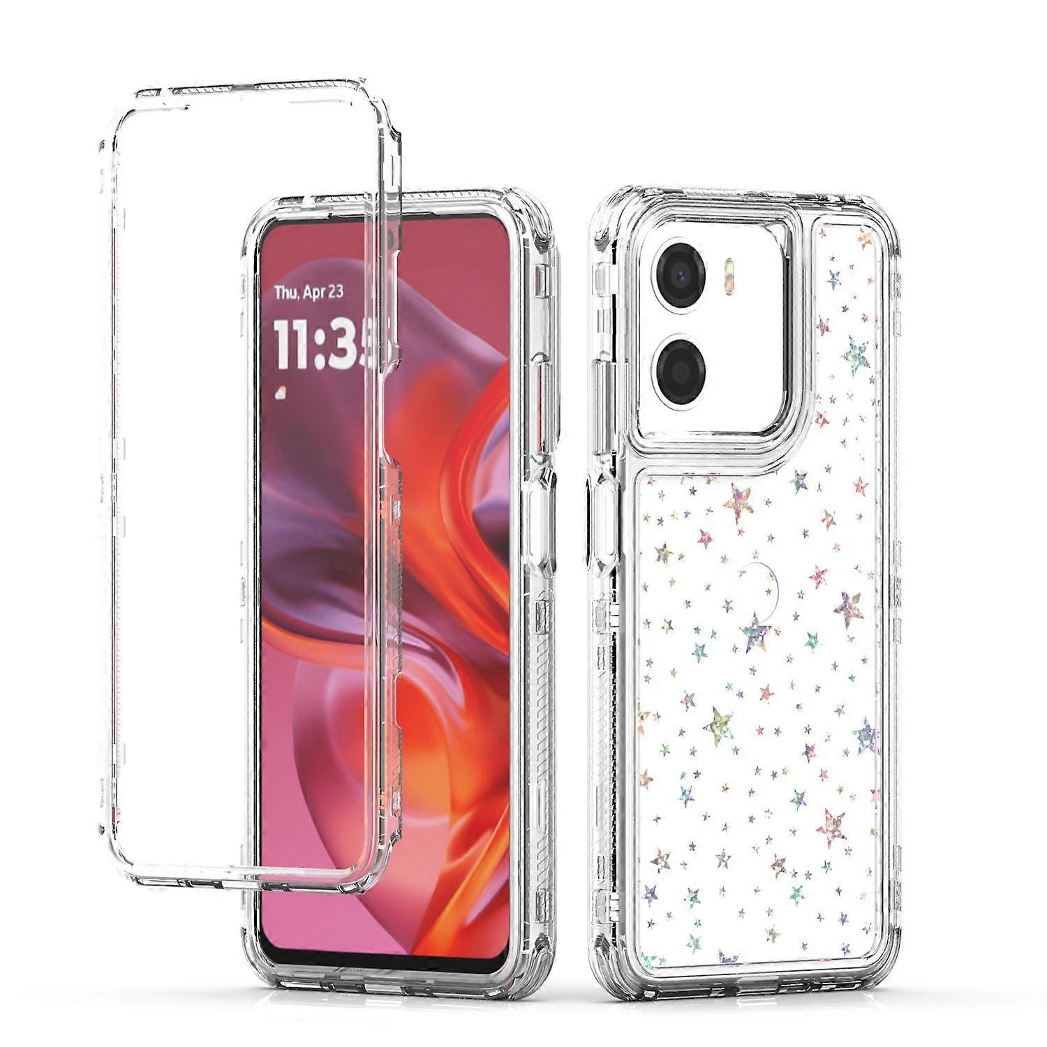 Transparent Acrylic Laser Paper Phone Case