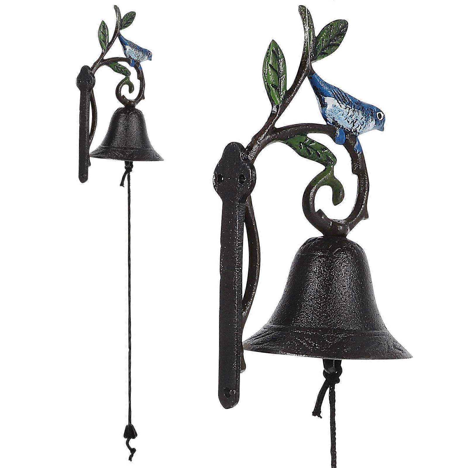 Retro Wall Mounted Bird Shape Door Bell For Homeowners Assorted Color 1Pack
