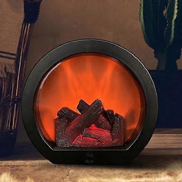 Simulation flame touch switch fireplace light decorations
