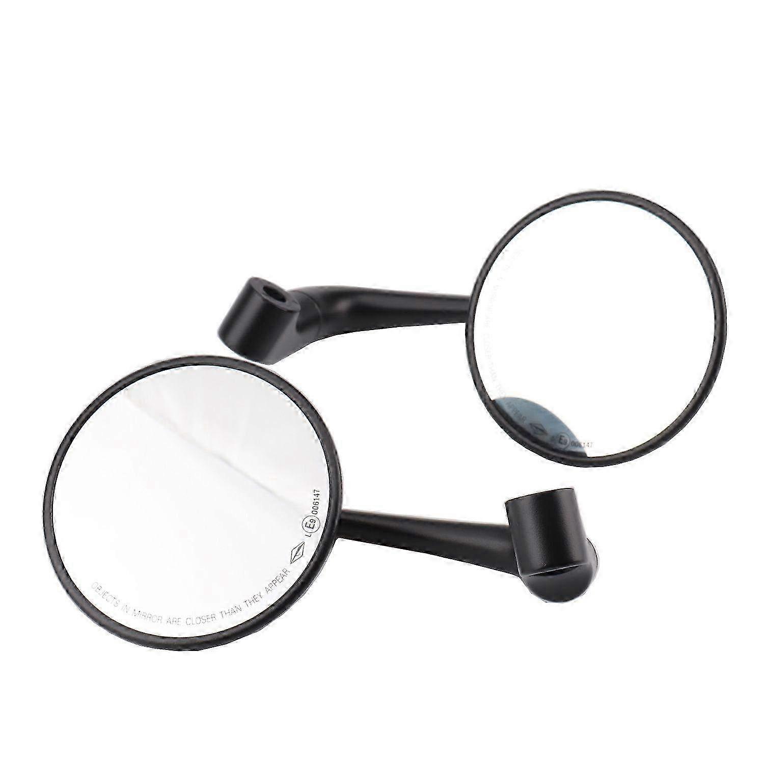 Round Reflector Rearview Mirror Compatible with Longxin Wuji 350Ac/500Ac/525Ac - Modified Motorcycle Retro Style Accessory